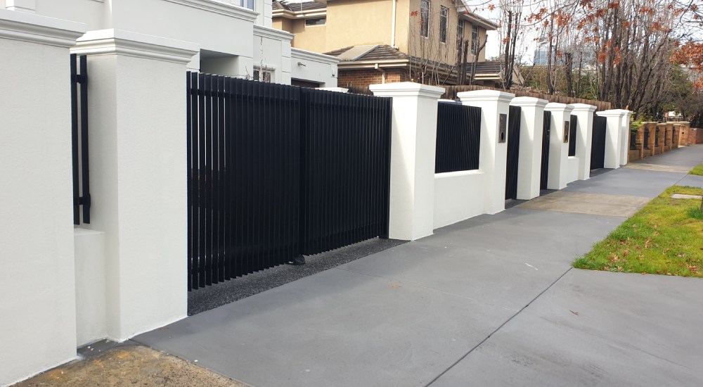 Custom Designed Brick Fences